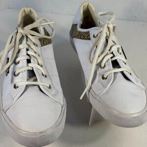 Women's white guess sneakers size 7M